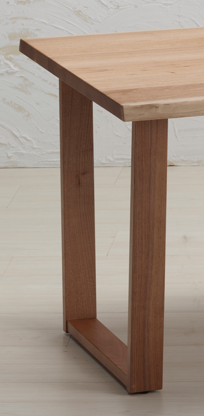 木製ロの字脚